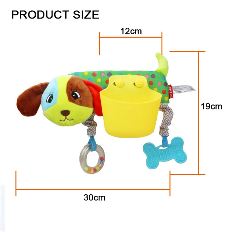 Multifunction Baby Teether Trolley Storage Bag Infant Carriage Cute Pocket Bed Hanging Stroller Car Cart Accessories | Мать и ребенок