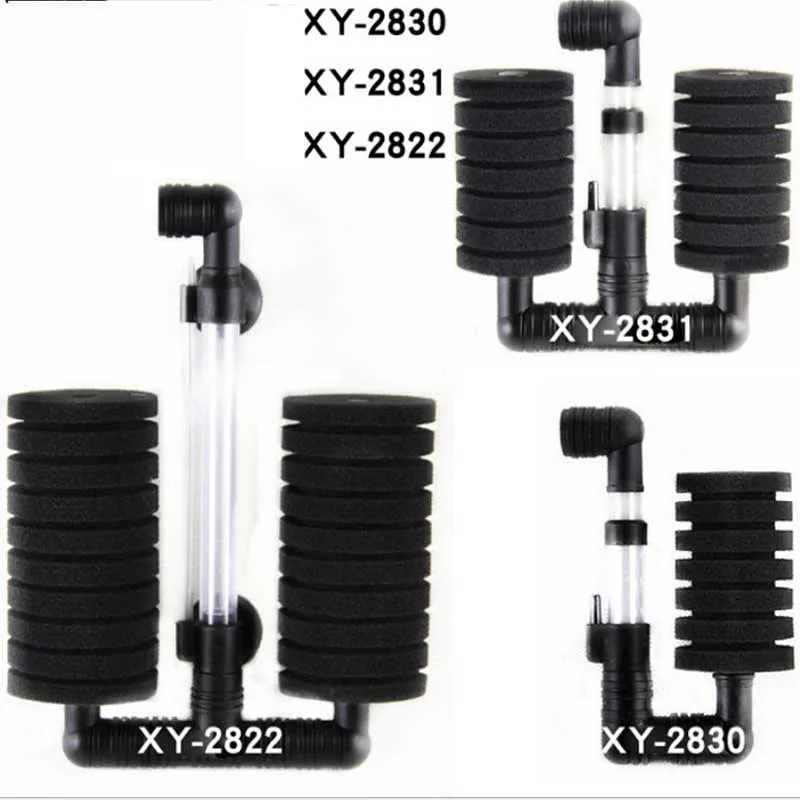 Губчатый фильтр для аквариума биохимическая губка воздушный насос ручной