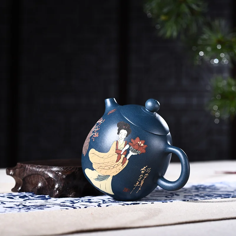 240ml из исинской фиолетовой глины Чай горшок натуральной полный оригинальный