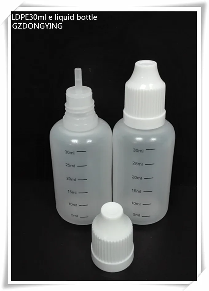 Полиэтиленовая бутылка для эфирного масла 30 мл с градиентом Длинная тонкая