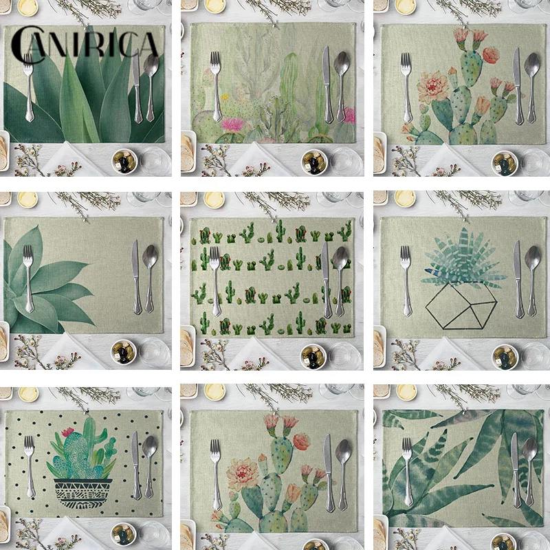 Столовая подставка CANIRICA льняные кухонные принадлежности коврик для стола