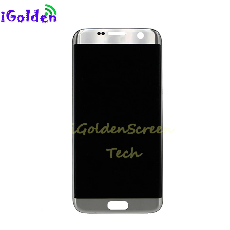 ЖК-дисплей с рамкой для SAMSUNG GALAXY S7 EDGE G935 G935F сенсорный экран дигитайзером в сборе