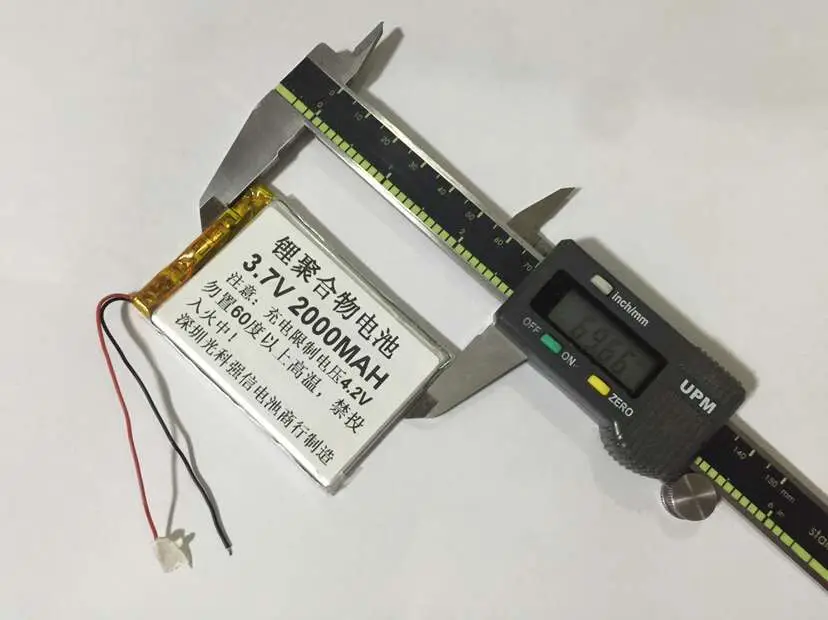 Новый планшетный компьютер с полной емкостью 3 7 в литий-полимерный 504770 2000 мАч