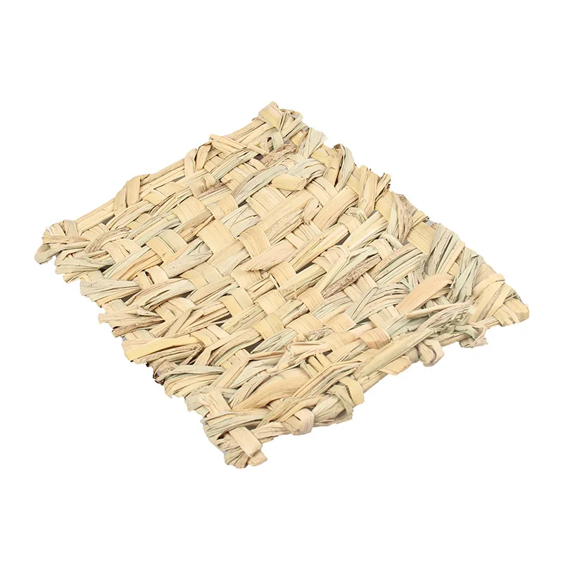 Регулируемый соломенный Маленький Кролик Хомяк Коврик Подушка кровать хомяк