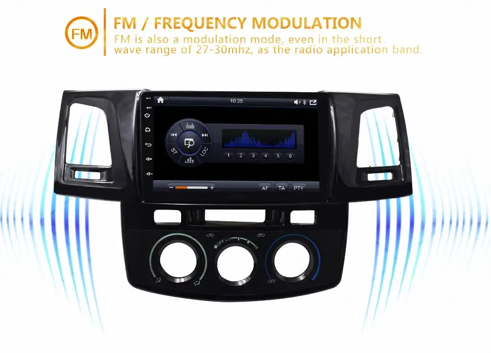 KiriNavi 2 din " сенсорный экран Android Автомагнитола для Toyota Hilux 2012- Мультимедиа gps навигационный плеер аудио wifi MP3