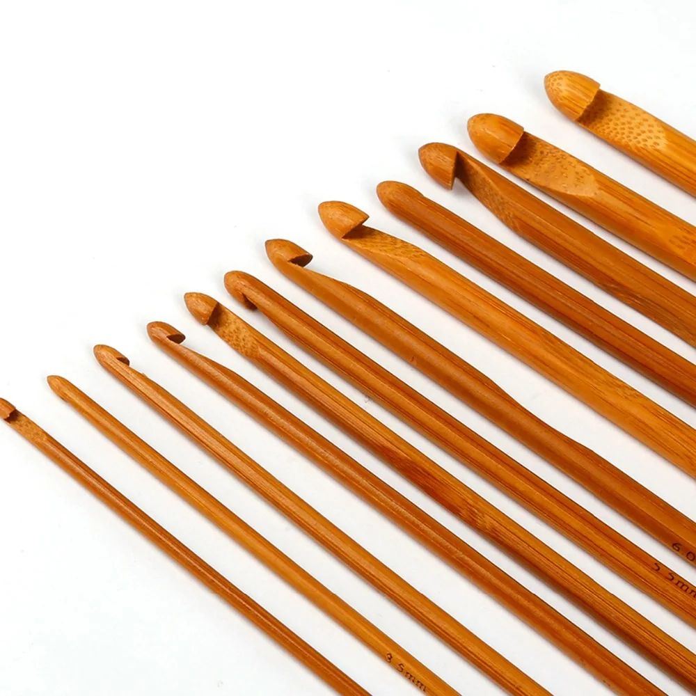 Набор спиц для вязания 12 размеров высококачественная карбонизированная