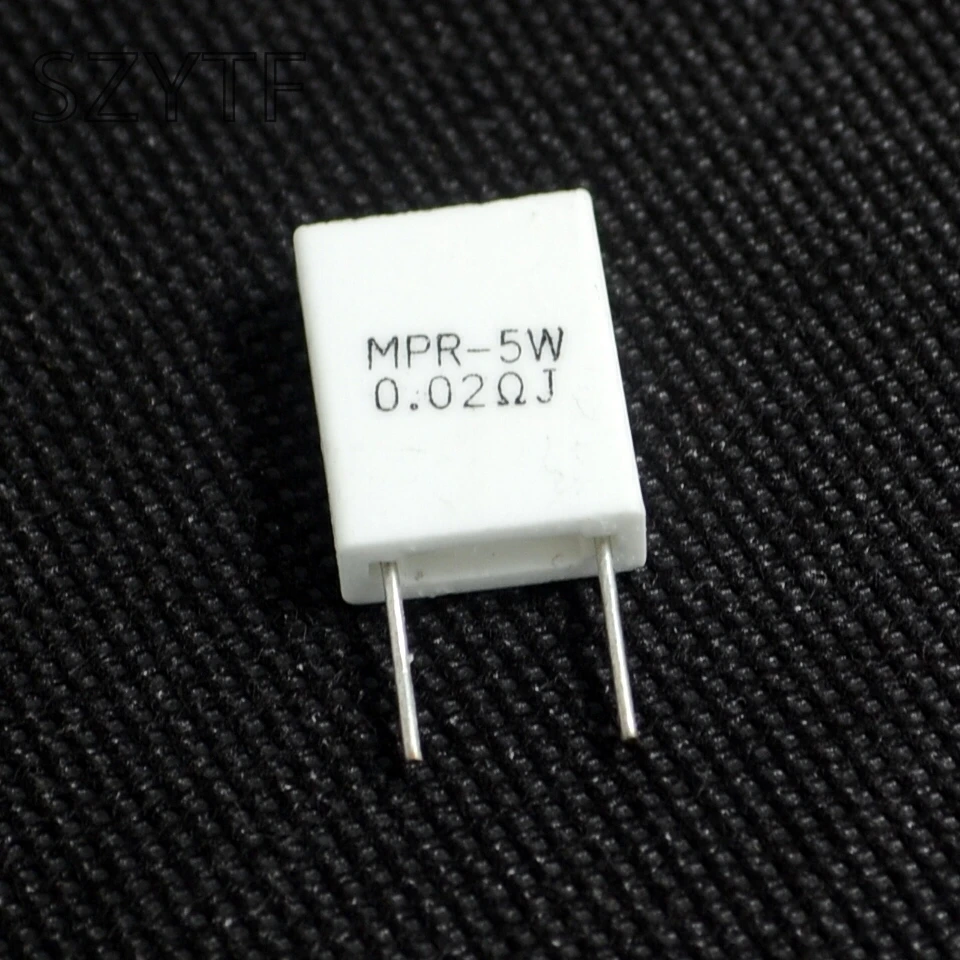 5 Вт нет ощущения сопротивления керамические резисторы MPR 5W 0.02R 5% 0 02 Ом|resistor 0|resistor