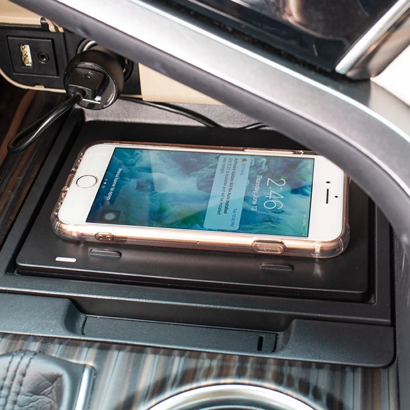 Автомобильный Qi беспроводной модуль зарядного устройства для телефона Camry 2018 2019