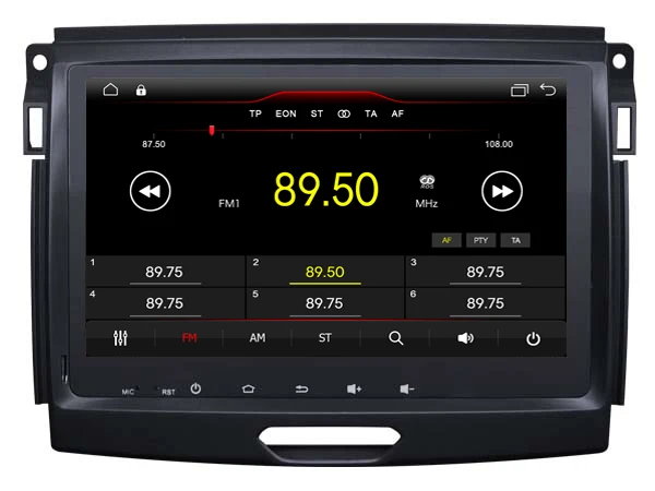 Автомобильный DVD-плеер WITSON ANDROID 10 для FORD RANGER 2016 внешний микрофон 2 Гб ОЗУ 16 ПЗУ