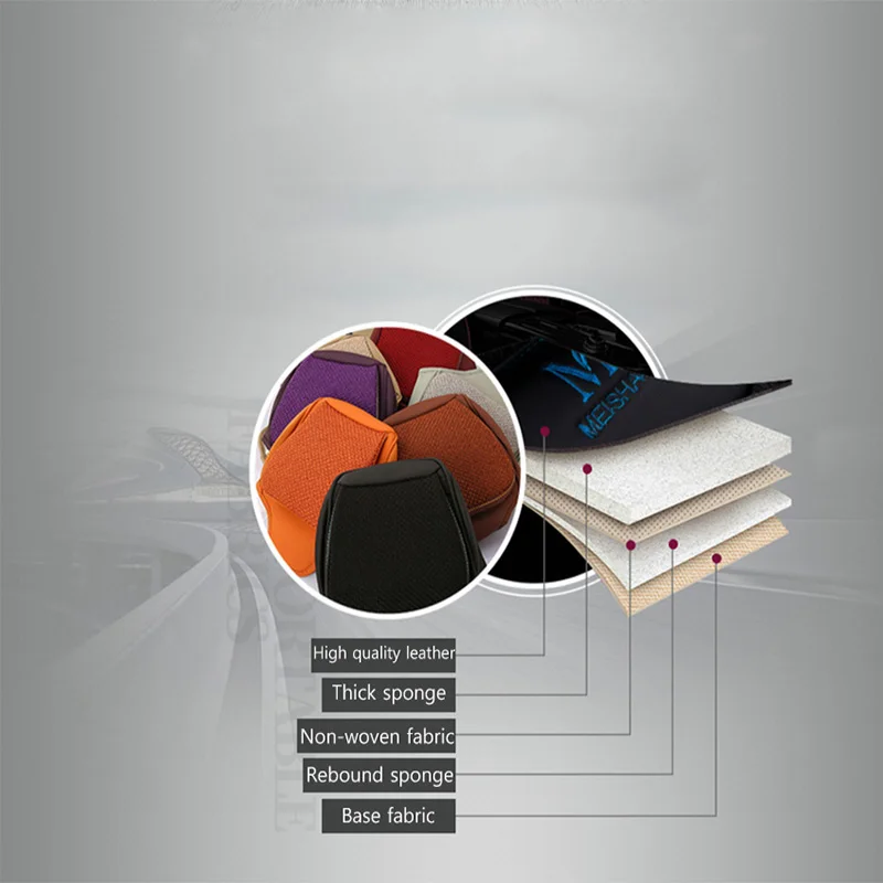 Автомобильные кожаные и льняные автомобильные чехлы на сиденья машины для toyota