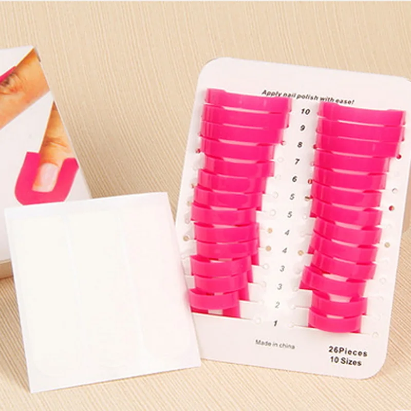 26 шт./упак. ногтей протектор лак для Типсы УФ формы геля женщин гель Советы |