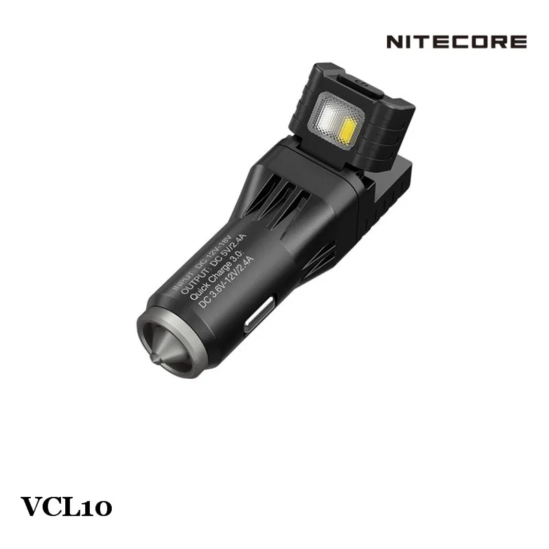 Nitecore VCL10 Магнитный Корпус USB Quick Charge 3 0 Автомобильное зарядное устройство хвост