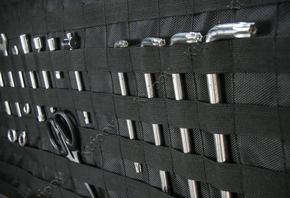 Retrofitti черная сумка для хранения с несколькими карманами набор инструментов