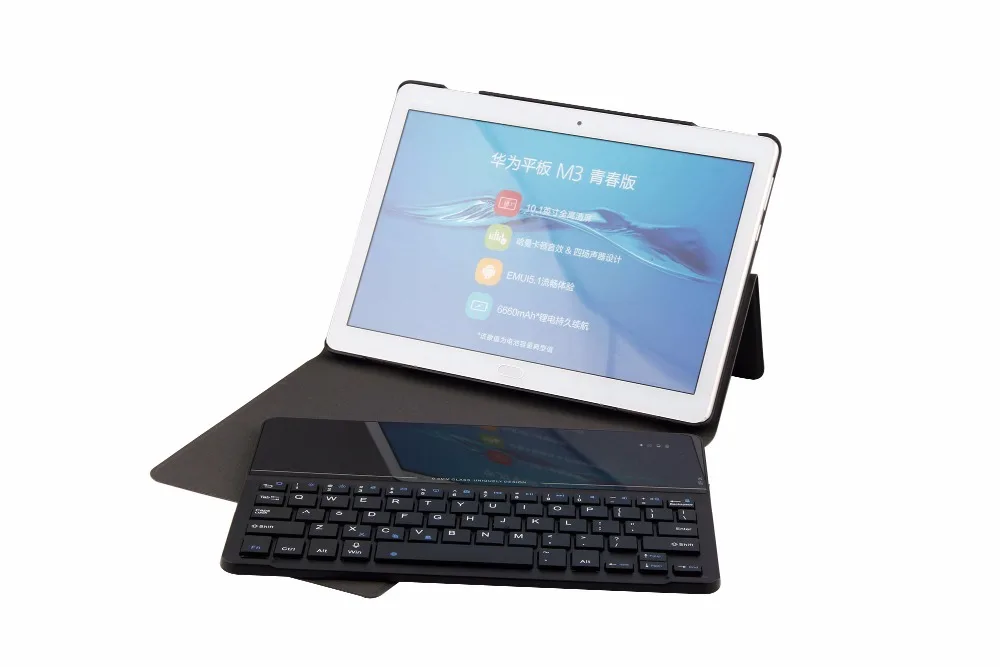 Съемный беспроводной чехол с Bluetooth клавиатурой для Huawei Mediapad M3 Lite 10 1 планшета