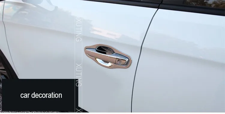Vtear для hyundai Creta IX25, хендай крета аксессуары, автомобильная дверная ручка, дверная чаша, защитная крышка, отделка, хромированное переоборудование экстерьера, стильный ，автотовары