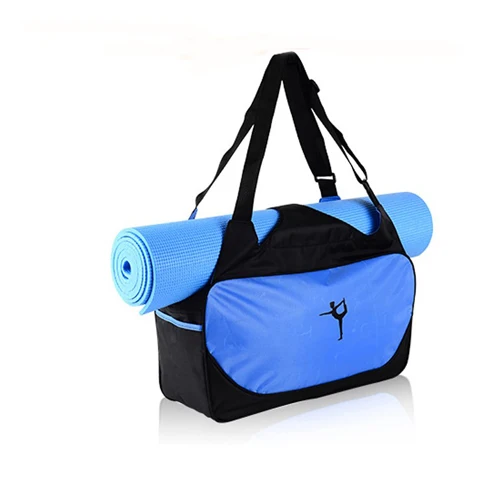 Blue Color Многофункциональный водонепроницаемый рюкзак для одежды, сумка для коврика для йоги, женская сумка на плечо для пилатеса, фитнеса, тренажерного зала, спортивный Чехол, сумка(без коврика - Цвет: Blue Color