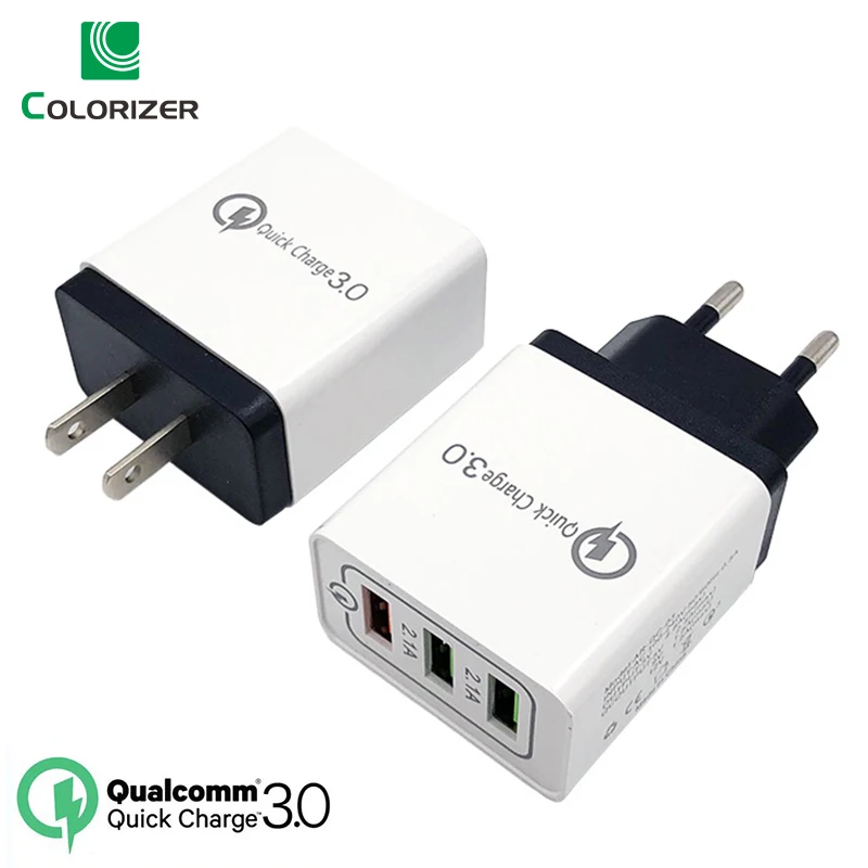 18 Вт Quick Charge 3 0 USB зарядное устройство 5V 2.4A QC3.0 быстрой зарядки с портами (стандарт