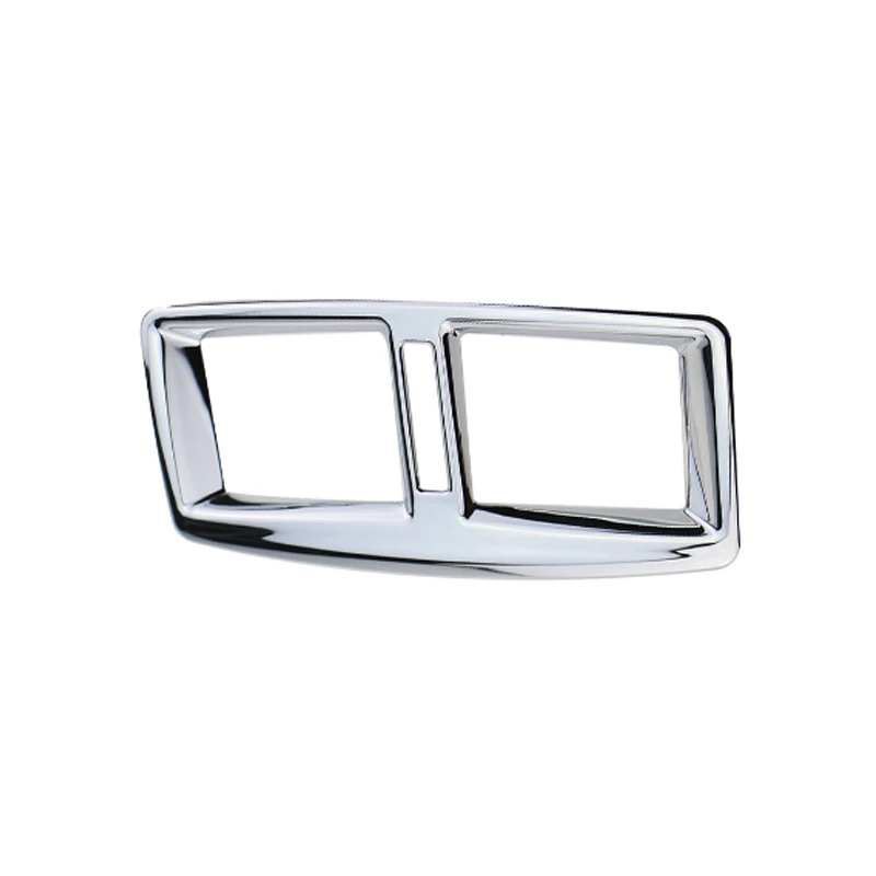 

Автомобильный хромированный задний центральный подлокотник из АБС-пластика наклейка на вентиляционное отверстие для Peugeot 3008 2013 2014 2015 2016 ак...