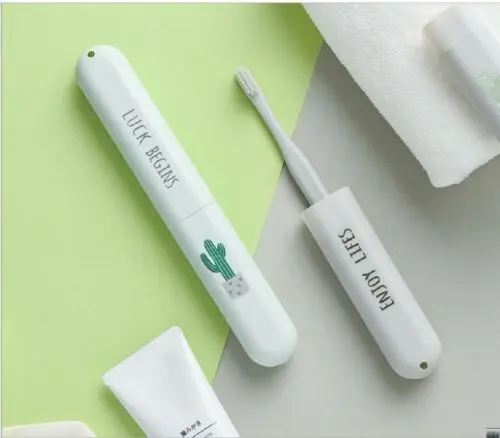 Портативная зубная щетка для путешествий держатель зубной пасты ящик хранения