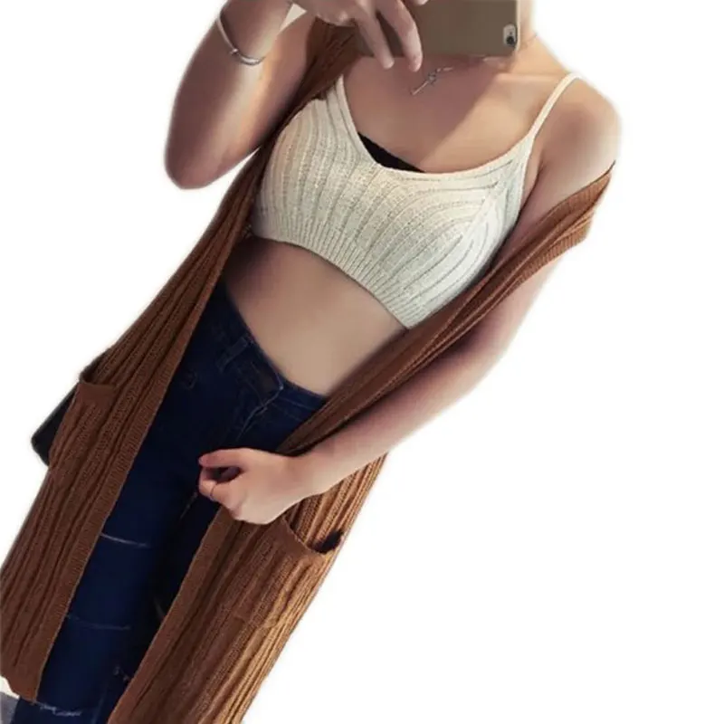 Топ женский вязаный укороченный на осень/зиму/лето 2017 | Женская одежда