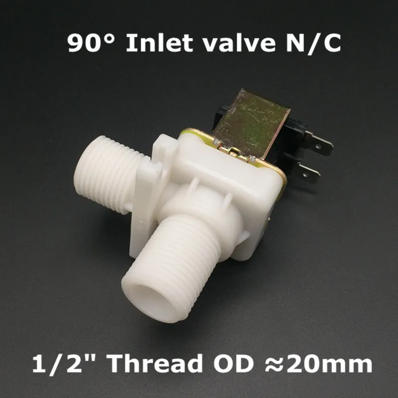 Нормально закрытый Соленоидный клапан DC12V AC220V Электрический 1/2 &quot3/4&quot впускной