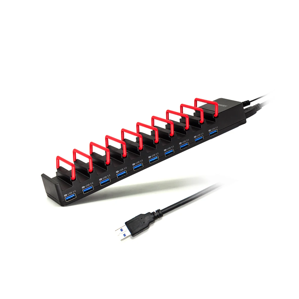 OImaster USB3.0 концентратор адаптер 10 портов зарядная станция высокоскоростное