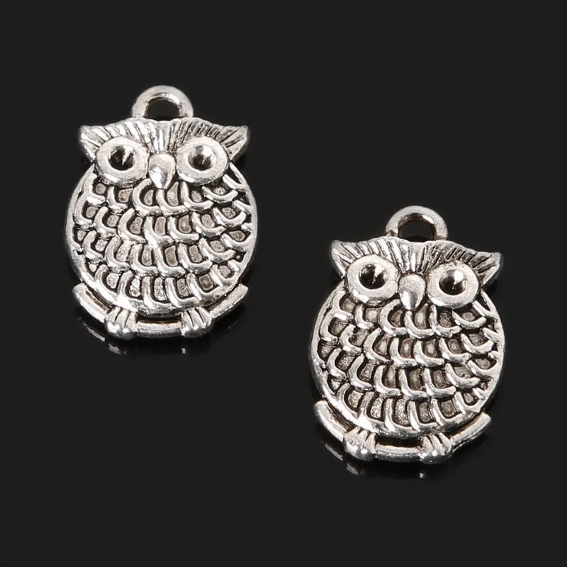 Бесплатная доставка Лот 5 шт цинковый сплав Посеребренная Маленькая подвеска в