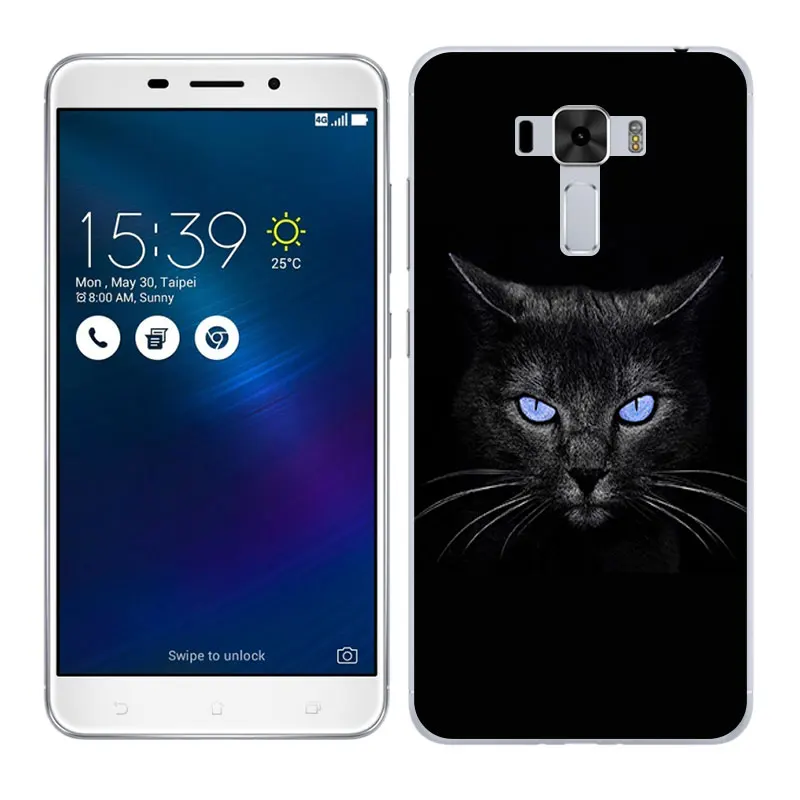 Силиконовая задняя крышка для ASUS Zenfone 3 Laser ZC551 чехлы телефонов ZC551KL мягкая из ТПУ с