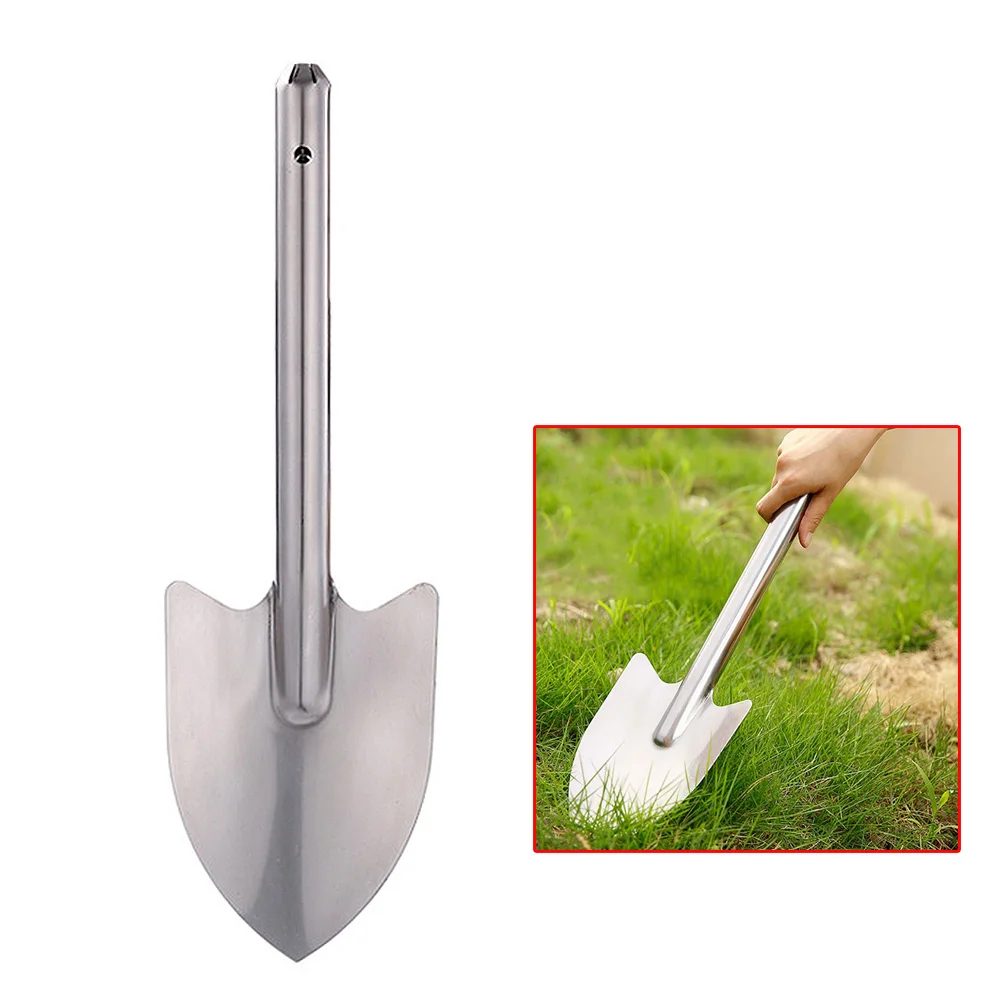 

Stainless Steel Garden Shovel High Quality Durable Outdoor Explore Camping Spade Emergency Survival Hand Tools new