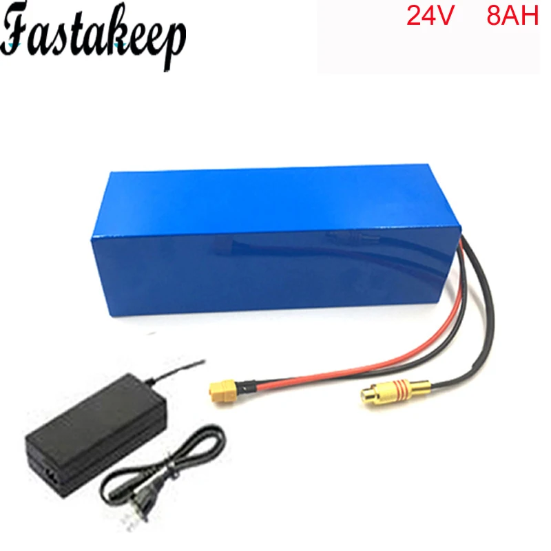 DIY литиевая аккумуляторная батарея 24v 8ah литий ионный аккумулятор + зарядное