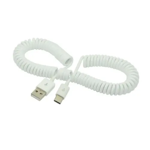 

CY Stretch 3m USB-C 3.1 Type C Male to Standard USB 2.0 A Male Data Cable White