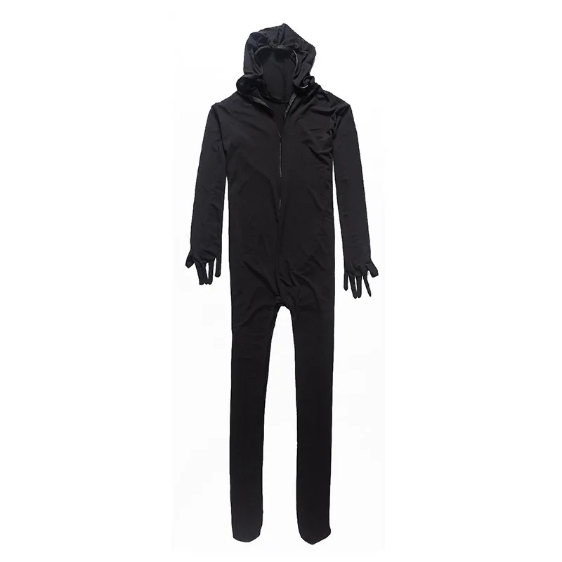 Костюмы для косплея на хэллоуин унисекс взрослые невидимые костюмы черный