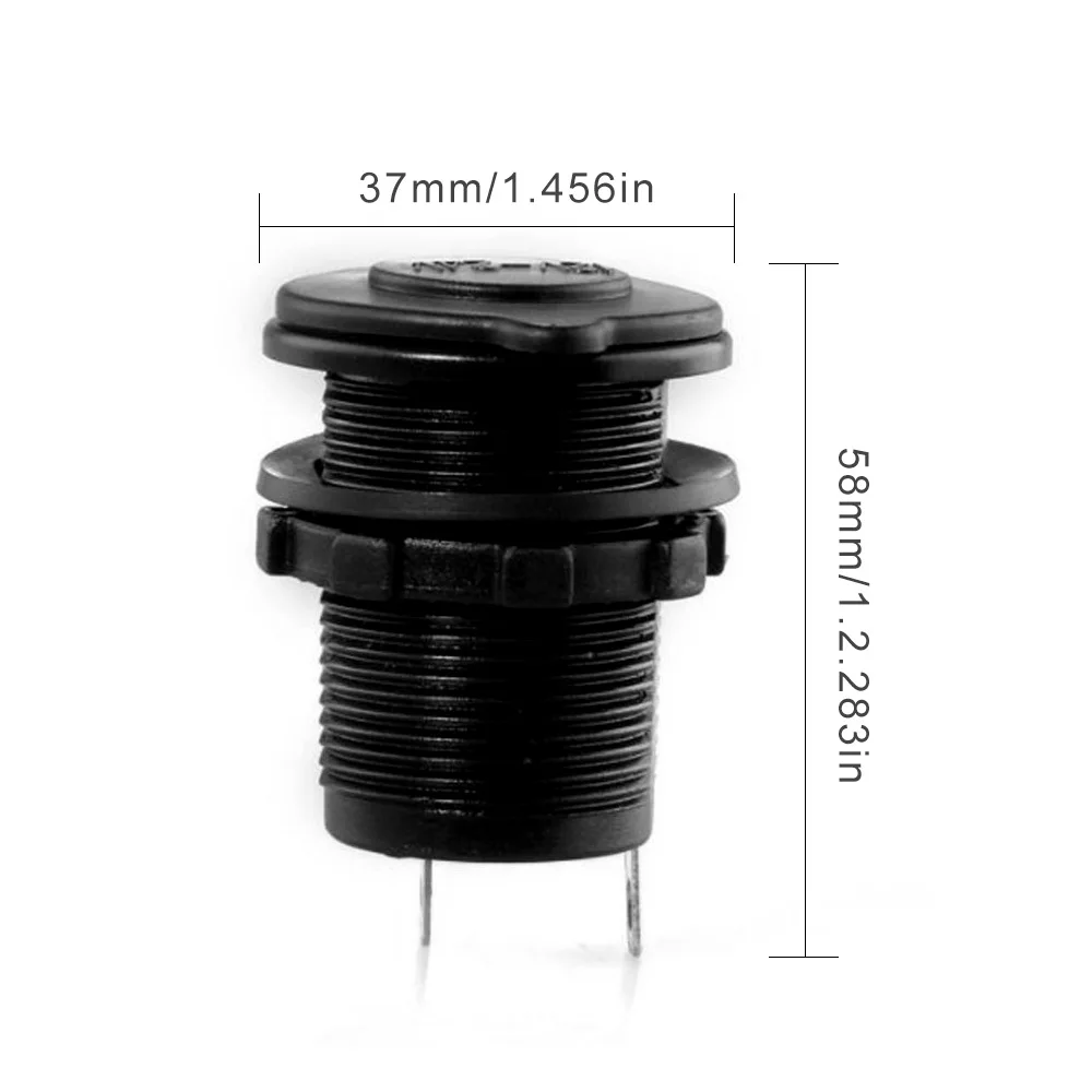 12V гнездо прикуривателя Водонепроницаемая Автомобильная мотоциклетная