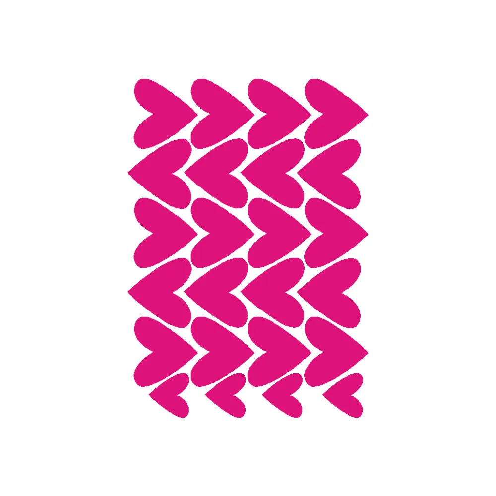 hot pink 22 шт./компл. маленькое сердце любви домашний Декор стены Стикеры наклейка Спальня виниловые художественные росписи украшения дома наклейки Съемный Плакат O28 - Цвет: hot pink
