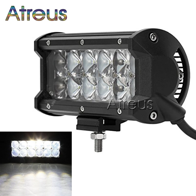 36 Вт Автомобильный светодиодный рабочий светильник бар 12V 24V LED пятно света 4D