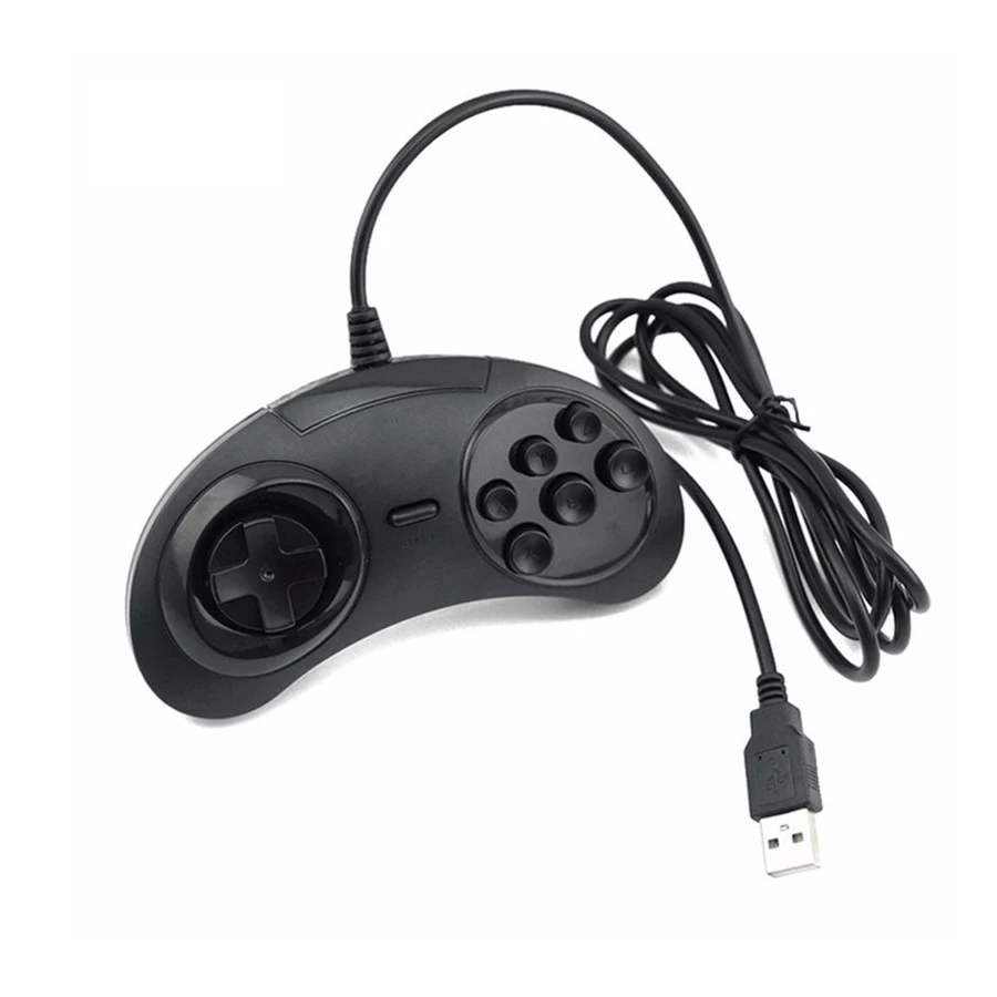 HAOBA классический USB SEGA проводной 6 кнопок геймпад джойстик для Genesis/MD2 Y130/PC/MAC Mega