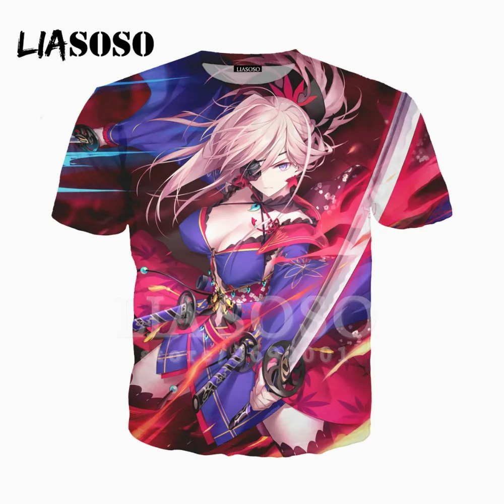 LIASOSO 3D с принтом Мужские и женские Аниме игры Fate/Grand для милый игрушечный меч
