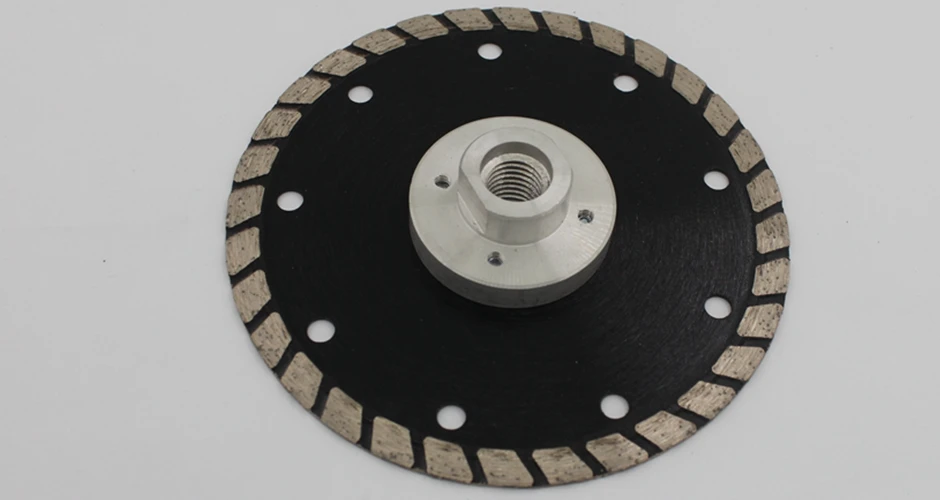 Поставка D125* 7*22.23mm-M14 горячий пресс алмазная пила с фланцем для резки гранита мрамора