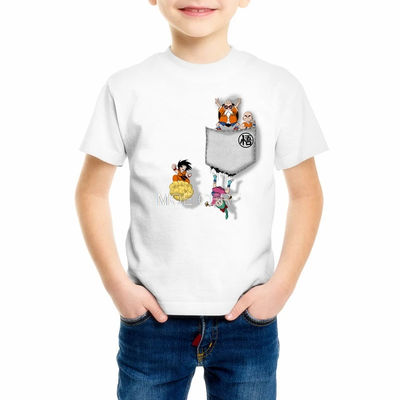 Футболки Vegeta аниме Гоку для сына, для мальчиков, девочек, детей, Camiseta Harajuku, футболка с принтом Dragon Ball топы, Z17-6