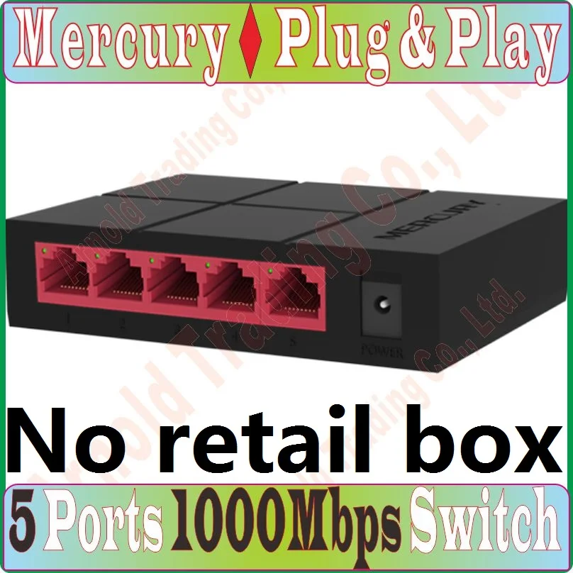 SG105M Tenda SG105 Mini 5 портовый Настольный гигабитный коммутатор сетевой Ethernet