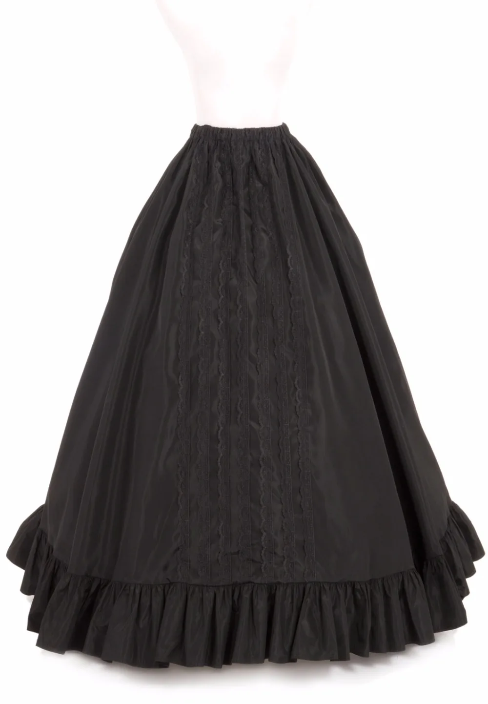 

Victorian Bustle Skirt Victorian French Pleated Gathered Bustle Skirts
