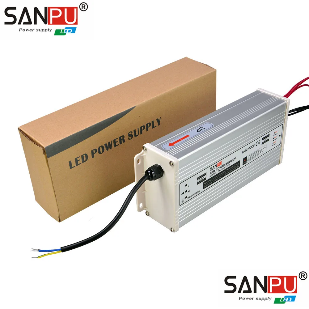 Новый SANPU 24В 400 Вт импульсный Светодиодный источник питания непромокаемый IP65
