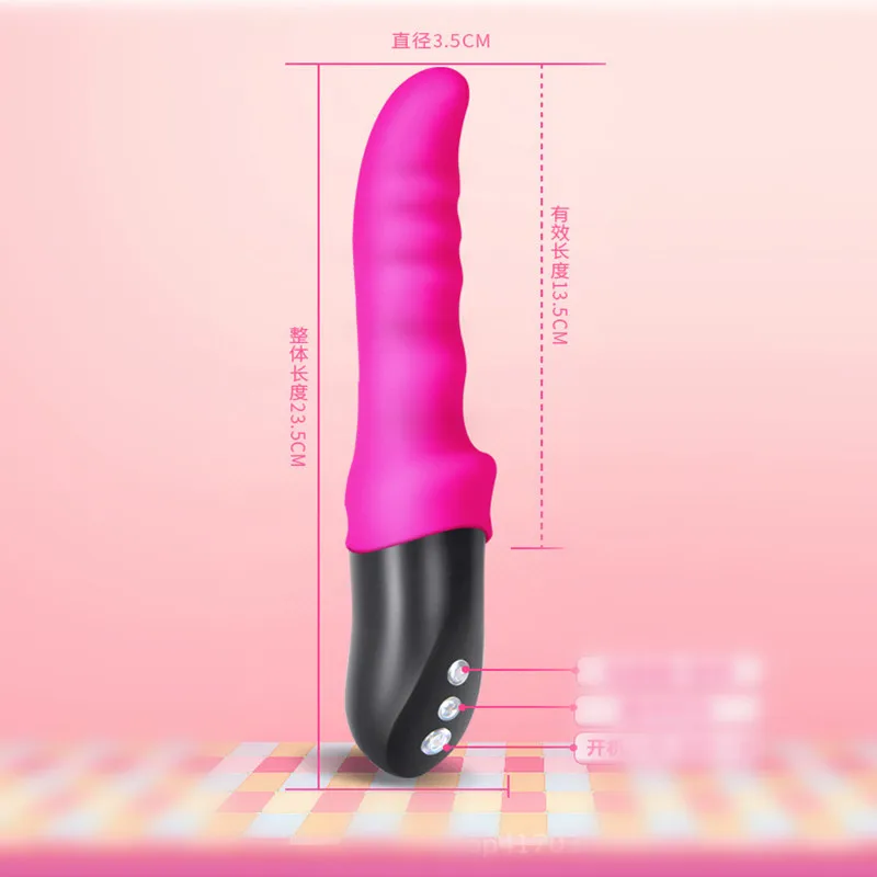 USB Перезаряжаемый автоматический толчок G Spot массаж клитора Стимуляция нагрева AV