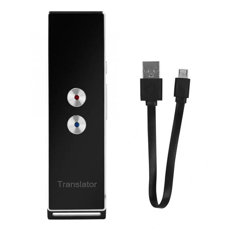 Портативный интеллектуальный многоязычный голосовой переводчик X9 plus для