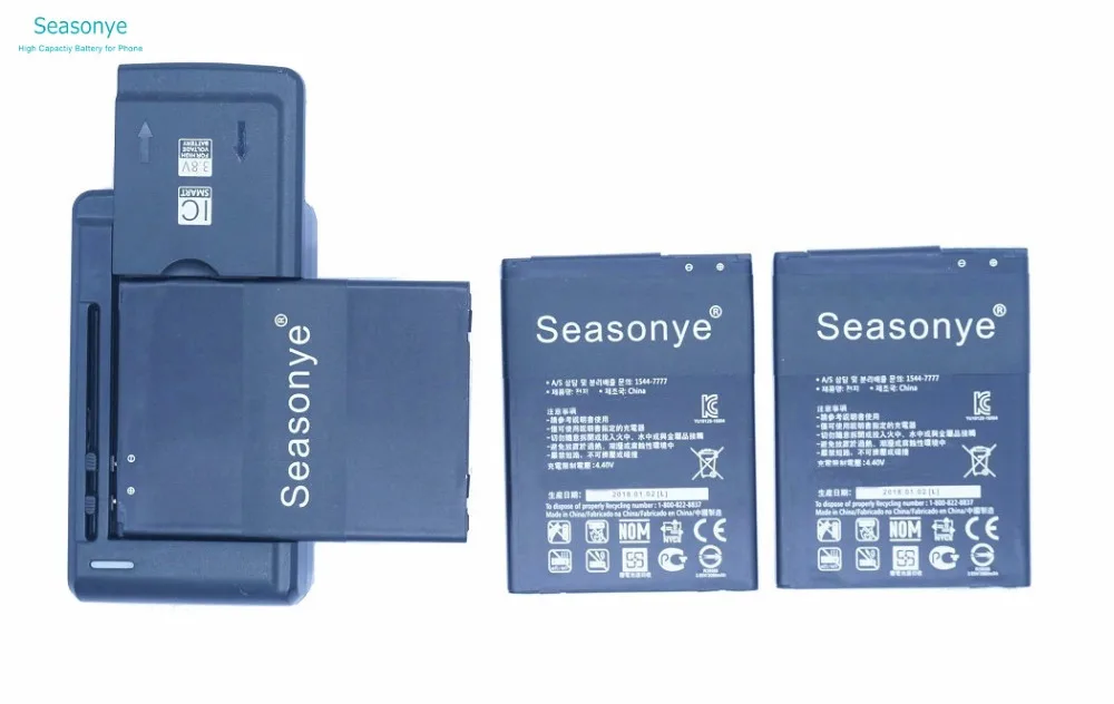 Seasonye 3x3080mAh BL 44E1F / BL44E1F телефонный сменный аккумулятор + универсальное зарядное