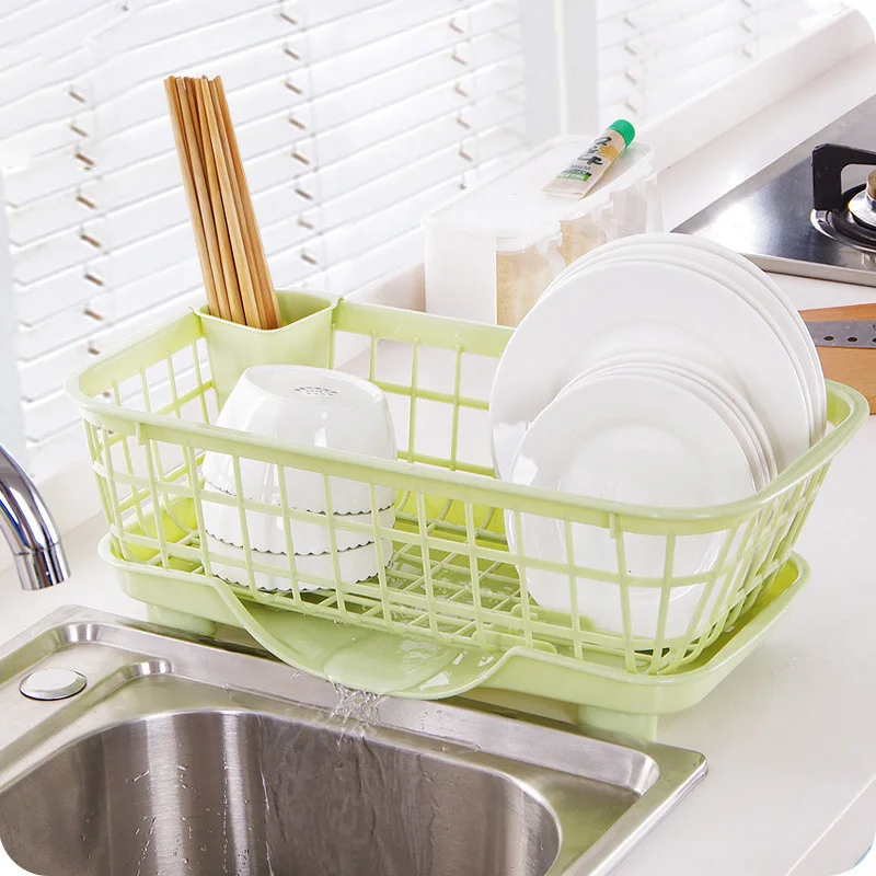 Kitchen Dishes Draining Rack Plastic Cupboard Chopsticks Tableware Storage Box Drying Shelves | Дом и сад