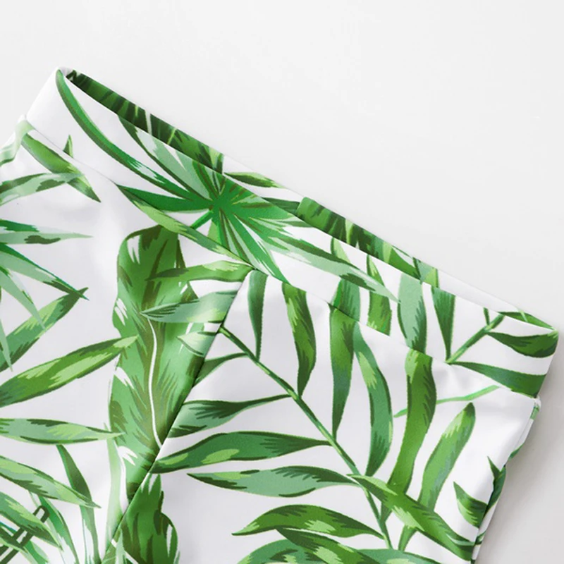 Семейный купальник подходящие Купальники для маленьких девочек пляжный мамы и