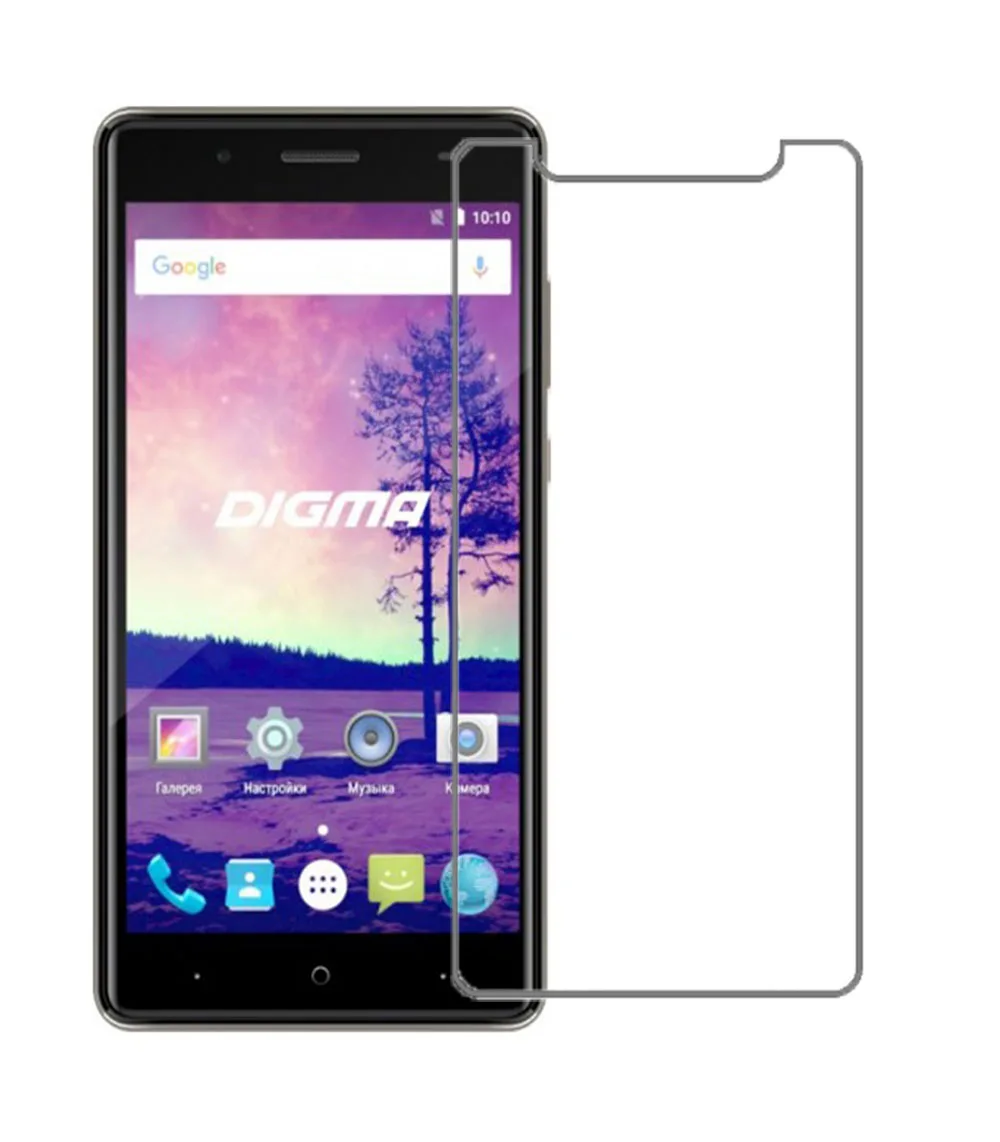 9H Защитная пленка для экрана Digma VOX S509 3G чехол из закаленного стекла мобильный