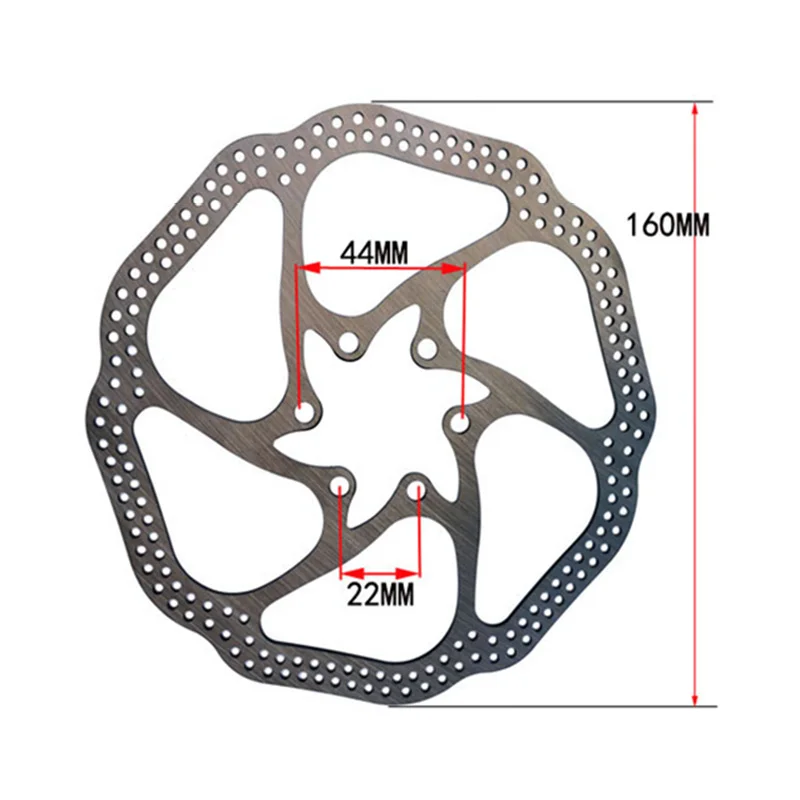 160 мм горный велосипед поплавок плавающие дисковые тормоза MTB из нержавеющей