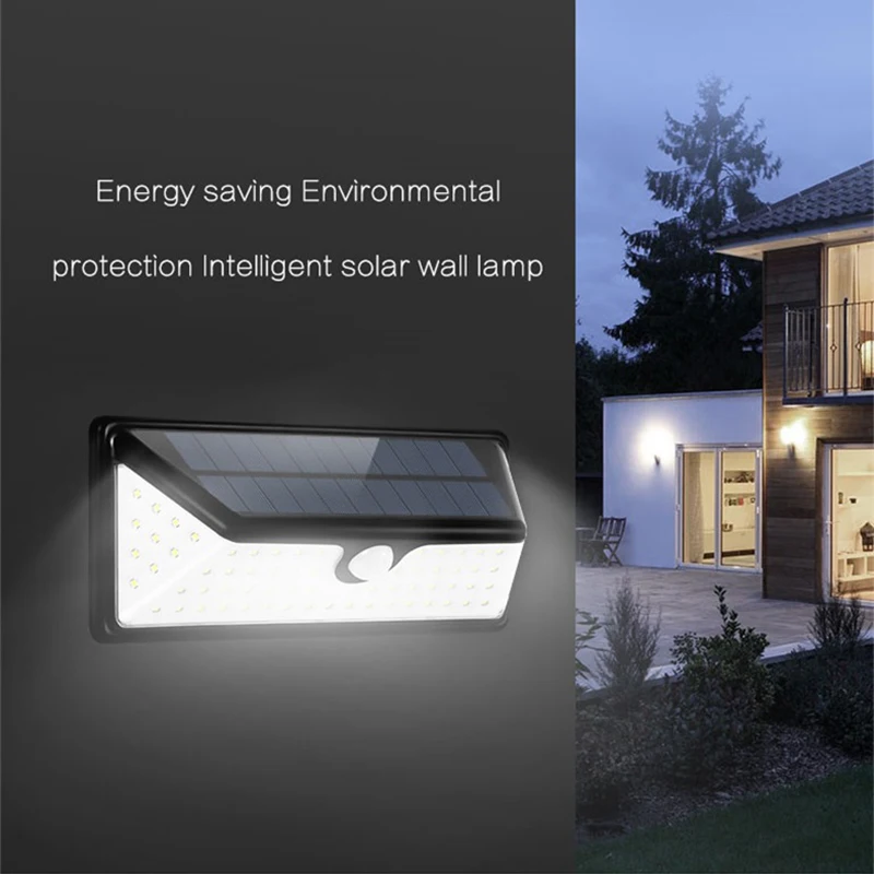 Светодиодная лампа на солнечной энергии настенный светильник с пассивным ИК